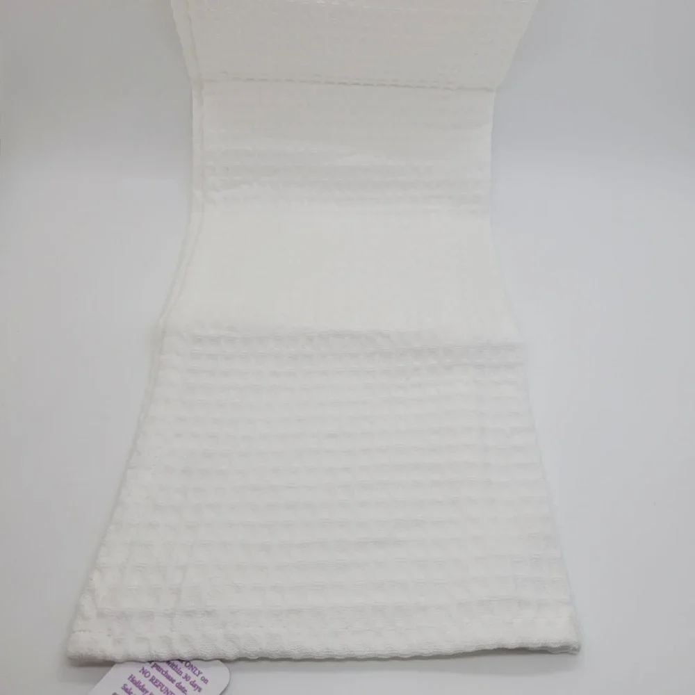 Villa Rosa‎ Let it Bee Embroidered White Waffle Weave Kitchen Hand Towel NWT